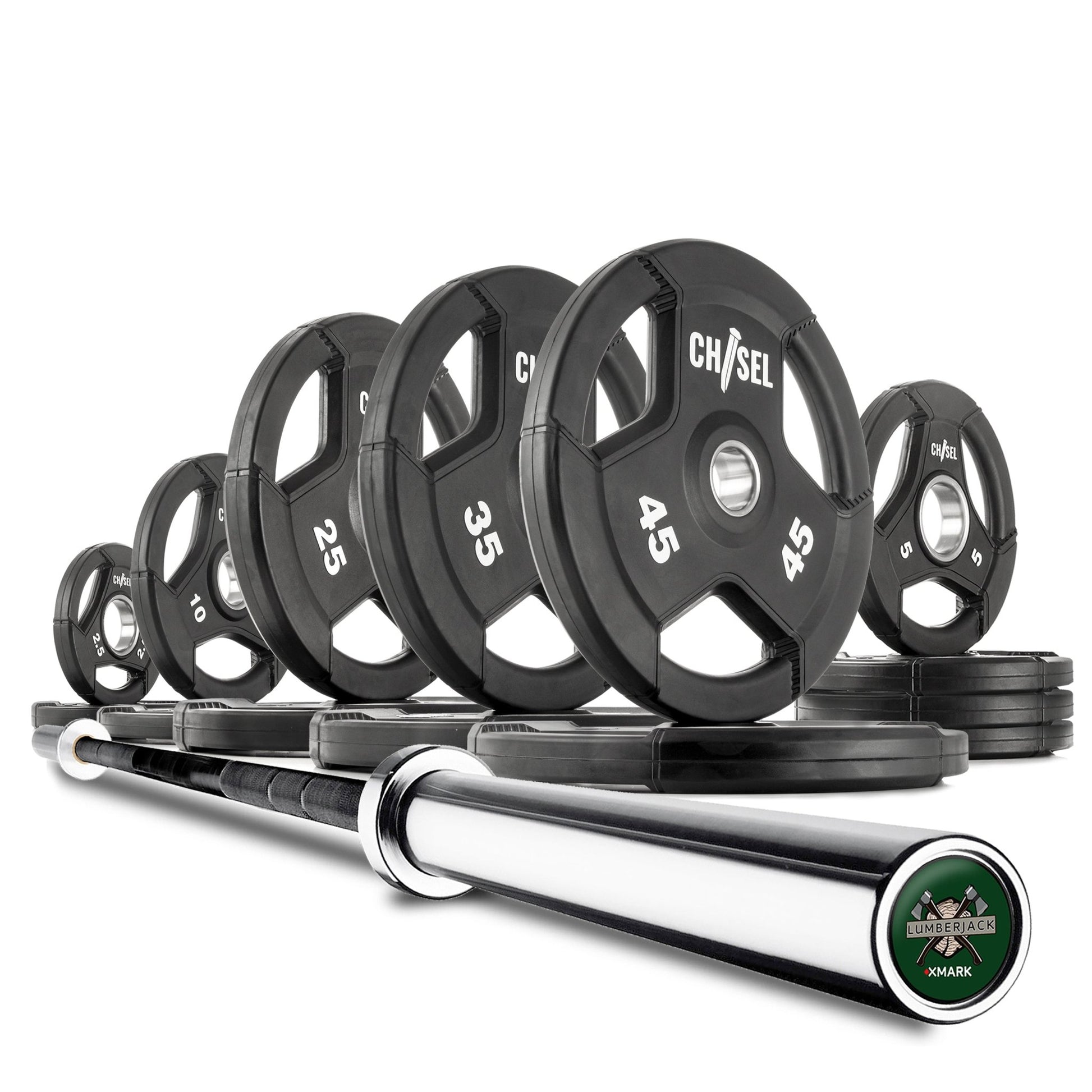 XMark Chisel Olympic Weight Plates & Bar Set Builder -  product_vendor - Peak Primal Wellness