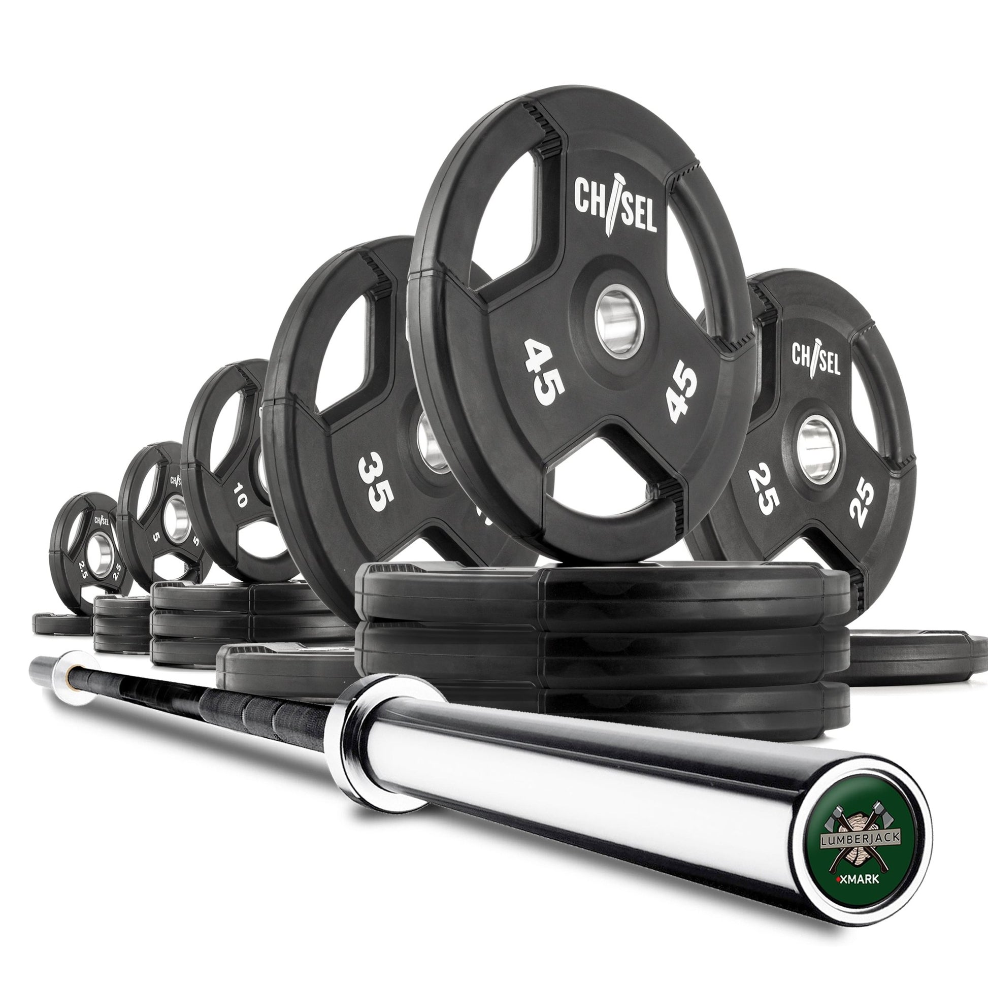 XMark Chisel Olympic Weight Plates & Bar Set Builder -  product_vendor - Peak Primal Wellness