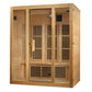 Golden Design Maxxus "Bellevue" 3 Person Low EMF FAR IR Sauna (MX-J306-01)