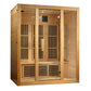 Golden Design Maxxus "Bellevue" 3 Person Low EMF FAR IR Sauna (MX-J306-01)