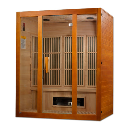 Maxxus Alpine Dual Tech 3 person Low EMF FAR IR Sauna (MX - J306 - 02S) -  product_vendor - Peak Primal Wellness