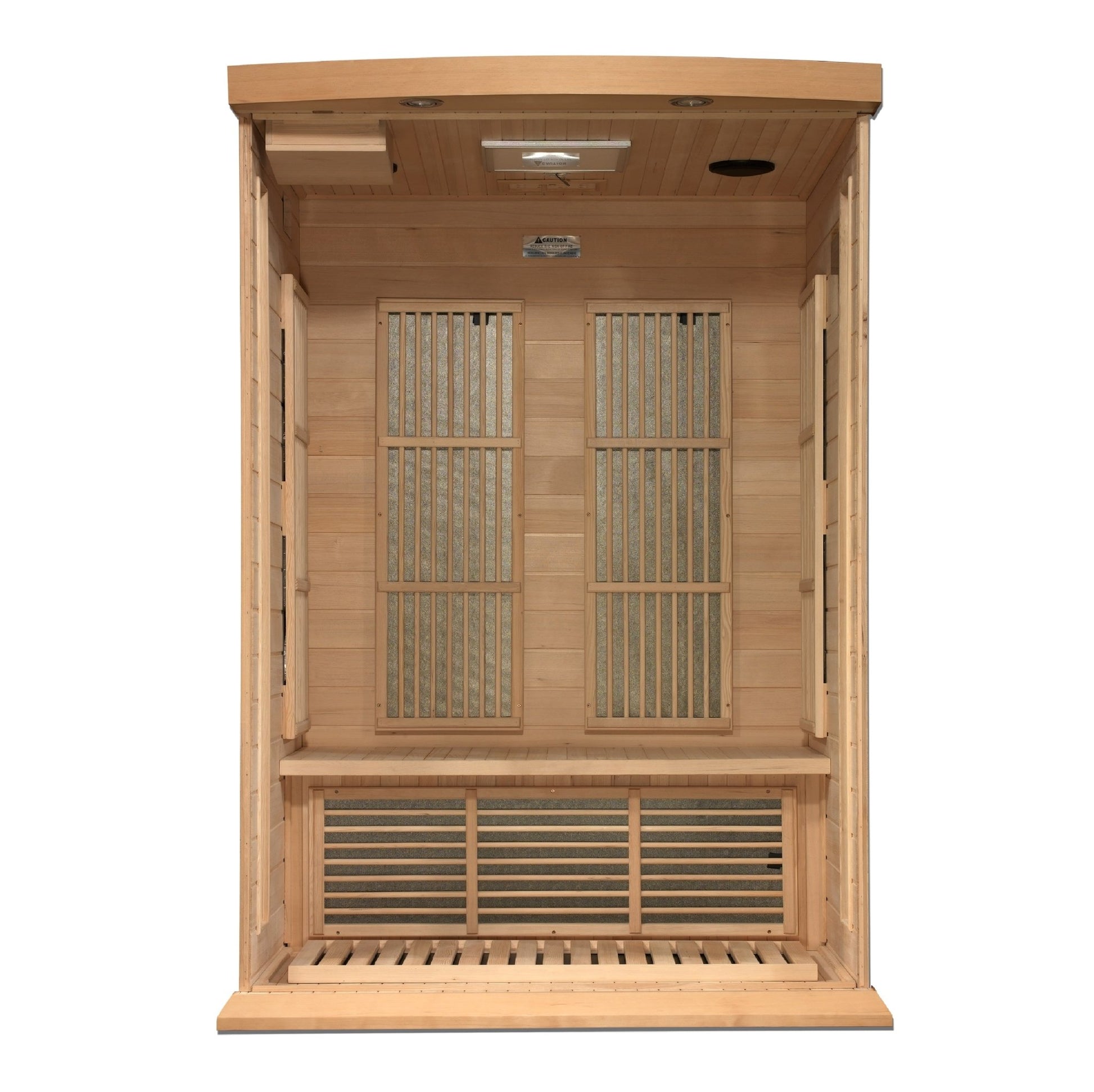 Maxxus 2 Person Near Zero EMF FAR IR Sauna (MX - K206 - 01 - ZF) -  product_vendor - Peak Primal Wellness