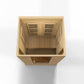 Golden Design Maxxus 2 Person Low EMF FAR IR Sauna (MX-K206-01)