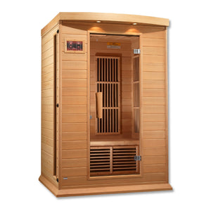 Golden Design Maxxus 2 Person Low EMF FAR IR Sauna (MX - K206 - 01) -  product_vendor - Peak Primal Wellness