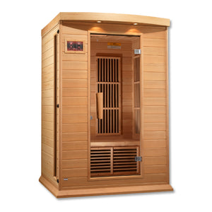 Golden Design Maxxus 2 Person Low EMF FAR IR Sauna (MX-K206-01)