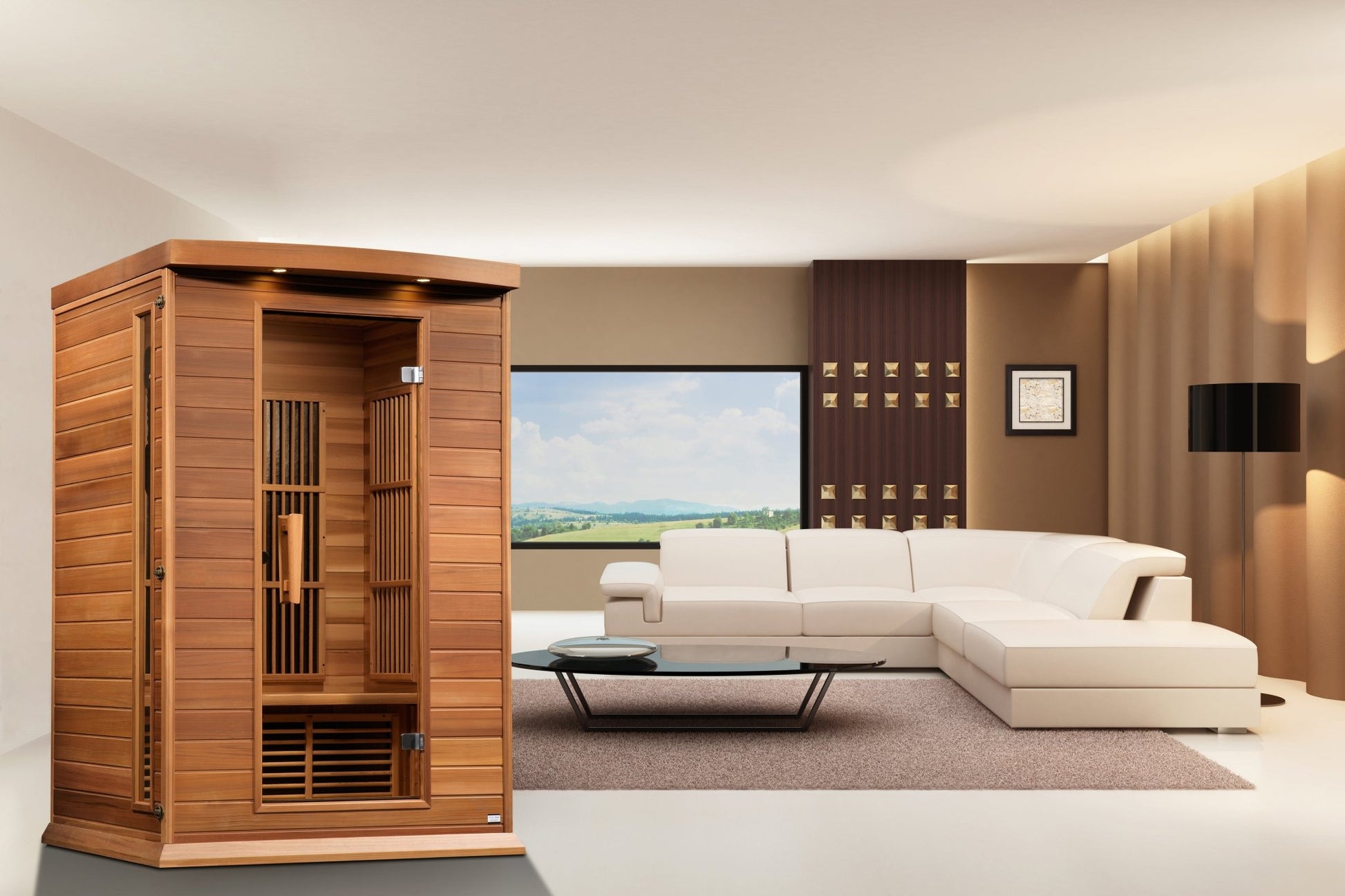 Maxxus FAR Infrared Sauna Near Zero EMF with Canadian Red Cedar Wood (MX - K206 - 01 - ZF CED) -  product_vendor - Peak Primal Wellness