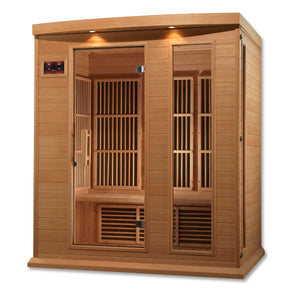 Golden Design Maxxus 3 Person Low EMF FAR IR Sauna (MX-K306-01)