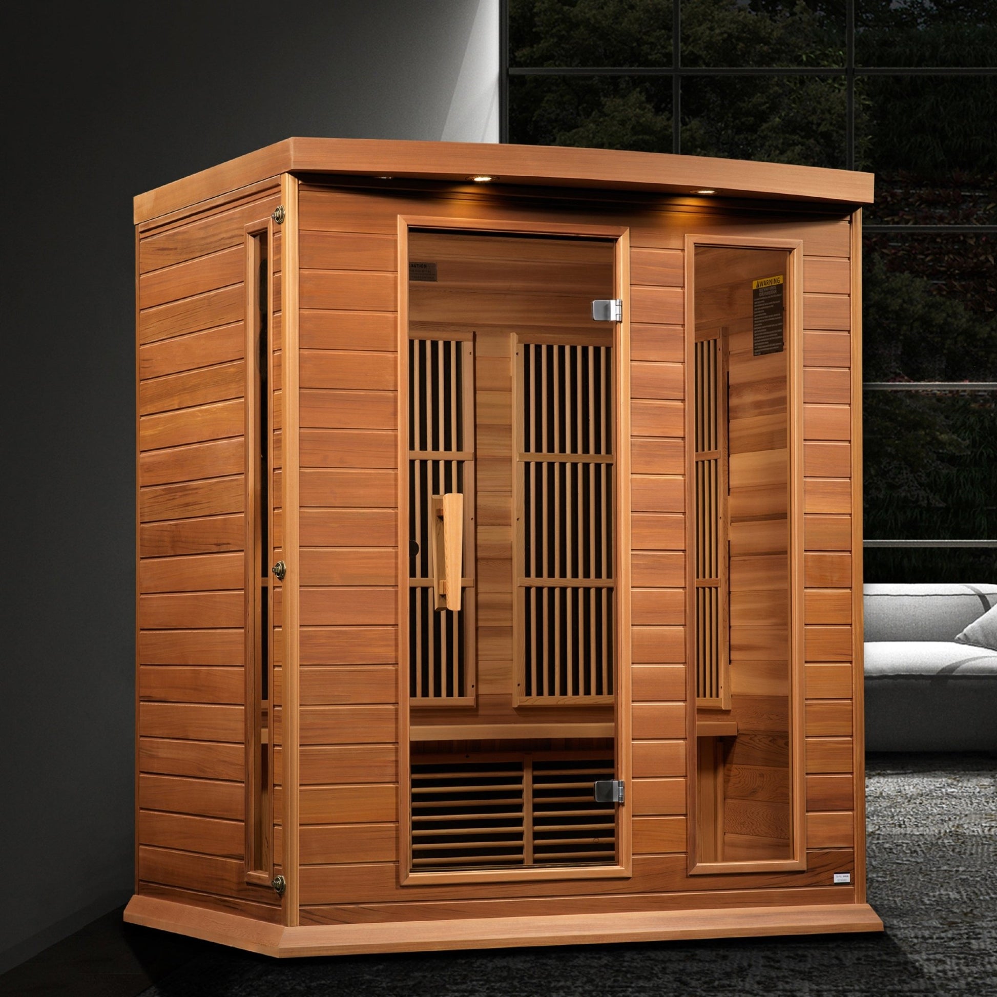 Maxxus Montilemar 3 Person Near Zero EMF FAR IR Sauna (MX - K306 - 01 - ZF CED) -  product_vendor - Peak Primal Wellness