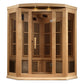 Maxxus Avignon 3 Person Corner Near Zero EMF FAR IR Sauna (MX - K356 - 01 - ZF) -  product_vendor - Peak Primal Wellness