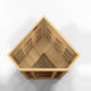 Golden Design Maxxus 3 Person Low EMF FAR IR Sauna (MX-K356-01)