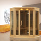 Golden Design Maxxus 3 Person Low EMF FAR IR Sauna (MX-K356-01)