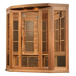 Maxxus 3 Person Corner Low EMF FAR IR Sauna (MX - K356 - 01 - ZF CED) -  product_vendor - Peak Primal Wellness