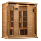 Maxxus 4 Person Near Zero EMF FAR IR Sauna (MX - K406 - 01 - ZF) -  product_vendor - Peak Primal Wellness