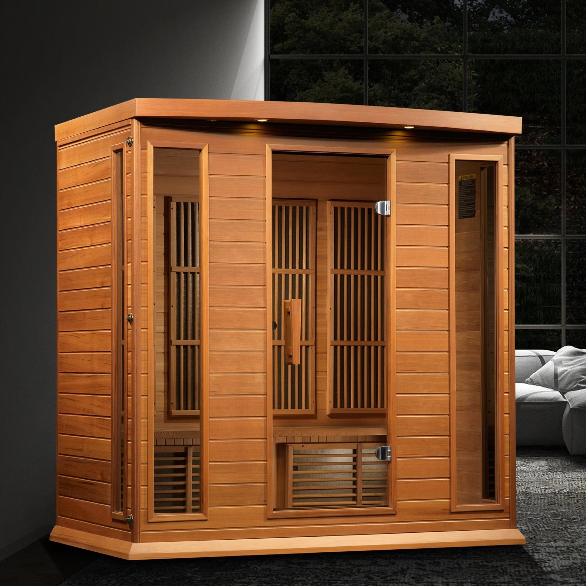Maxxus 4 Person Low EMF FAR IR Sauna (MX - K406 - 01 CED) -  product_vendor - Peak Primal Wellness