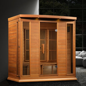 Maxxus Chaumont 4 Person Near Zero EMF FAR IR Sauna (MX - K406 - 01 - ZF CED) -  product_vendor - Peak Primal Wellness