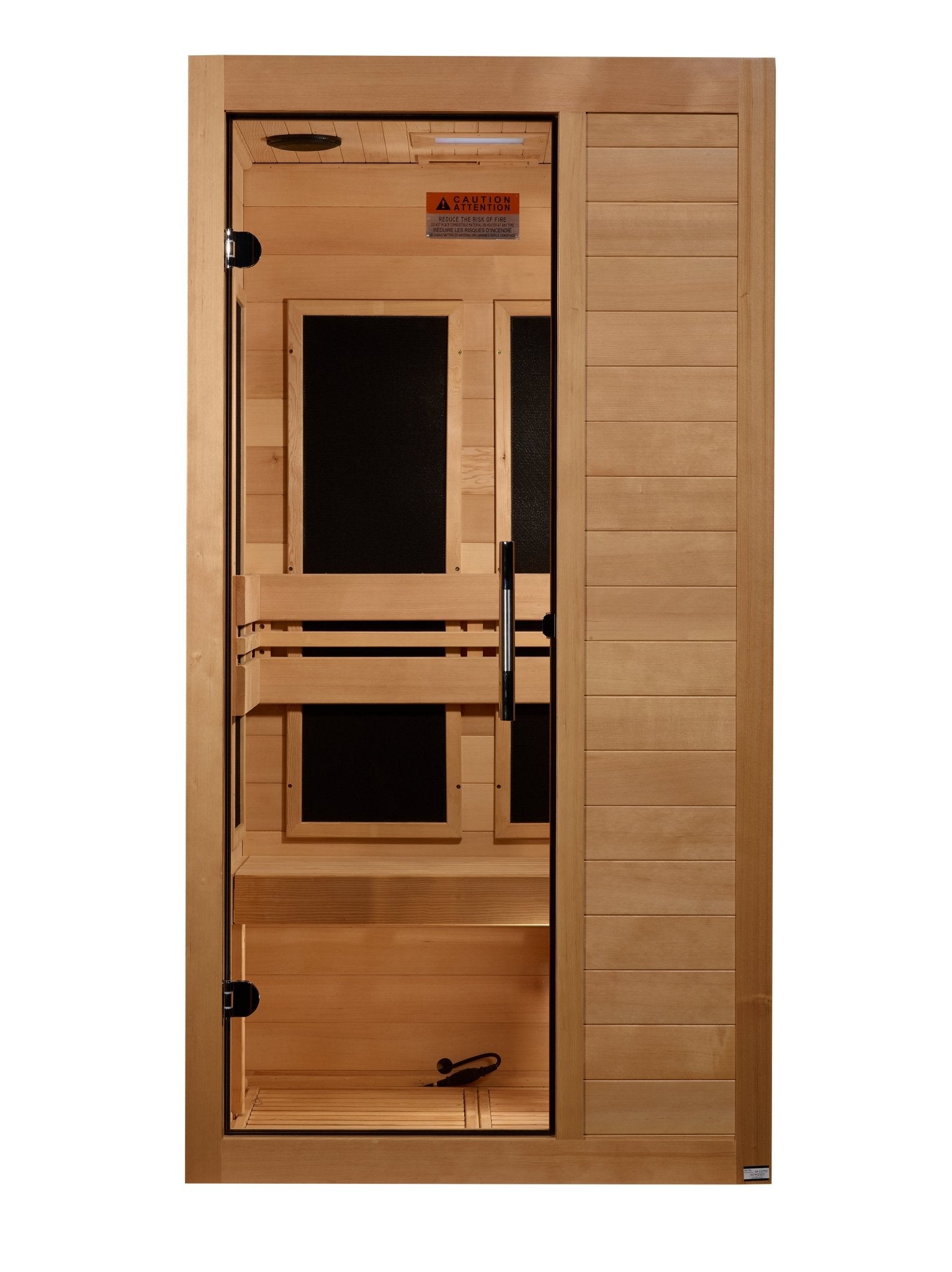Maxxus S - Line 1 Person Low EMF FAR IR Sauna (MX - S106 - 01) -  product_vendor - Peak Primal Wellness