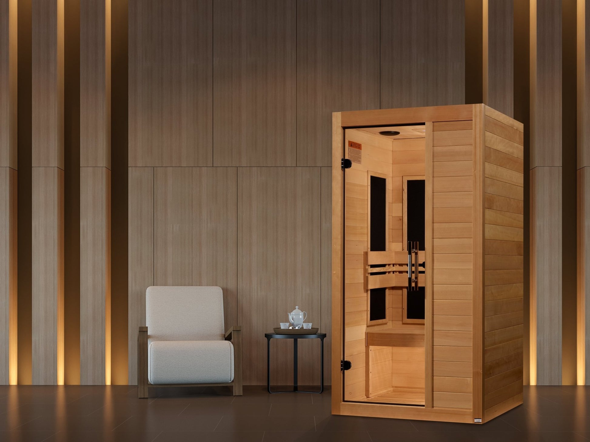 Maxxus S - Line 1 Person Low EMF FAR IR Sauna (MX - S106 - 01) -  product_vendor - Peak Primal Wellness