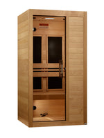 Maxxus S - Line 1 Person Low EMF FAR IR Sauna (MX - S106 - 01) -  product_vendor - Peak Primal Wellness