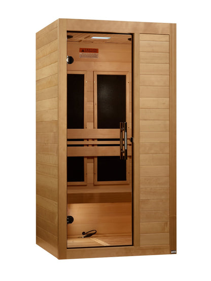 Maxxus S - Line 1 Person Low EMF FAR IR Sauna (MX - S106 - 01) -  product_vendor - Peak Primal Wellness