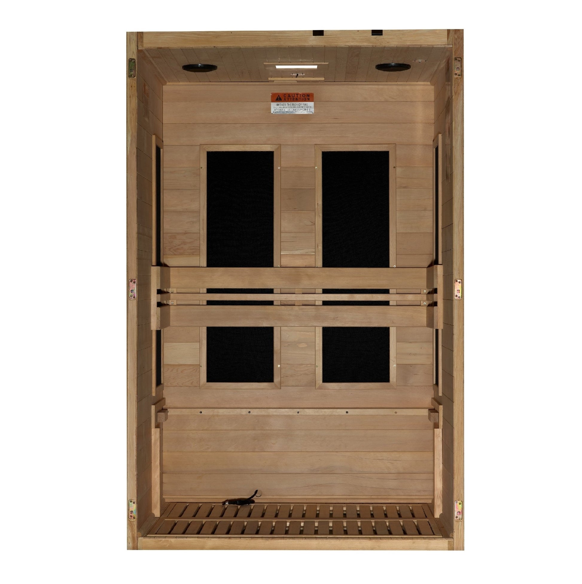 Maxxus S - Line 2 Person Low EMF FAR IR Sauna (MX - S206 - 01) -  product_vendor - Peak Primal Wellness