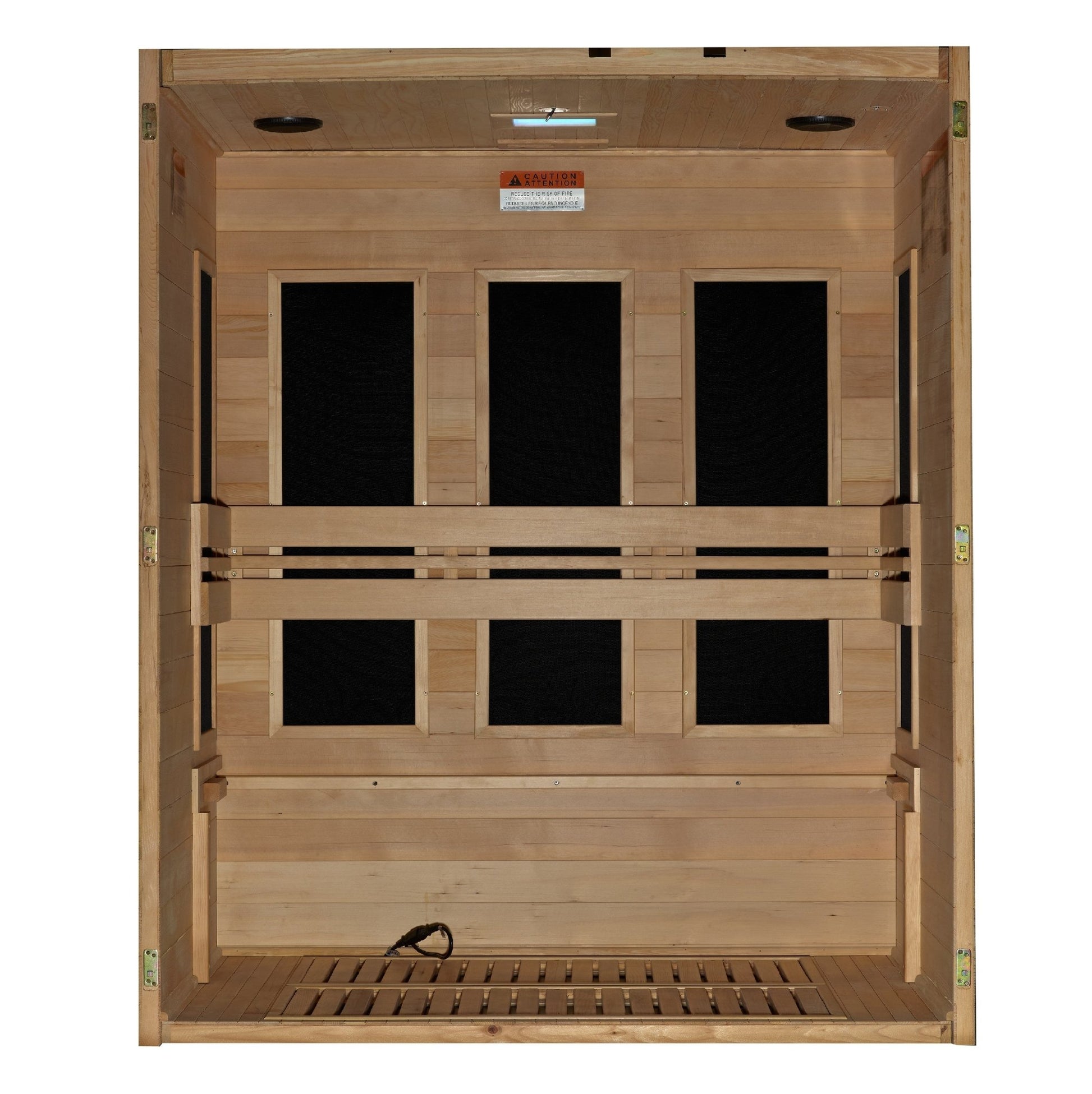 Maxxus S - Line 3 Person Low EMF FAR IR Sauna (MX - S306 - 01) -  product_vendor - Peak Primal Wellness
