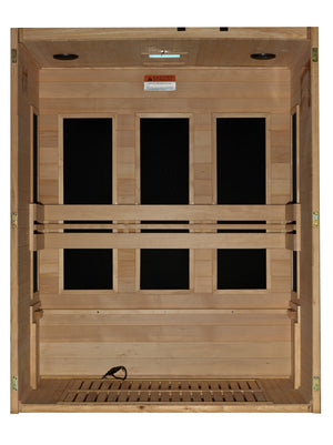 Maxxus S - Line 3 Person Ultra Low EMF FAR IR Sauna (MX - S306 - 01 ELITE) -  product_vendor - Peak Primal Wellness