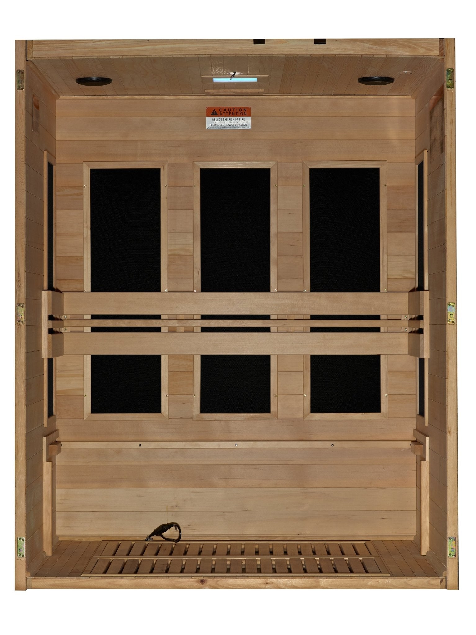 Maxxus S - Line 3 Person Ultra Low EMF FAR IR Sauna (MX - S306 - 01 ELITE) -  product_vendor - Peak Primal Wellness