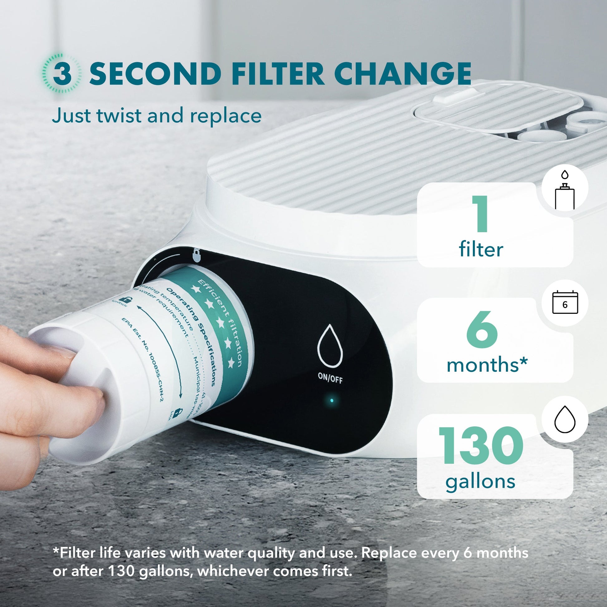 Piurify Alchemy® Electric Water Filter Pitcher -  product_vendor - Peak Primal Wellness
