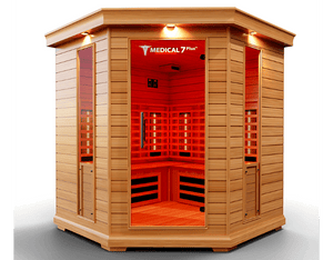 Medical Breakthrough 7 Plus 4 - 6 Person Infrared Sauna - Full - Spectrum, Chromatic Therapy & Audio System -  product_vendor - Peak Primal Wellness