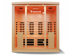 Medical Breakthrough Medical 6 4 Person Infrared Sauna with 12 Ultra Full Spectrum Heaters, Hot/Cold System -  product_vendor - Peak Primal Wellness