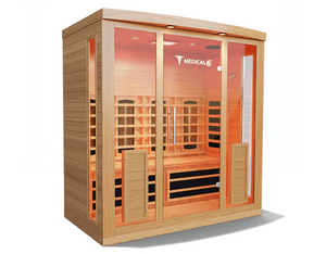 Medical Breakthrough Medical 6 4 Person Infrared Sauna with 12 Ultra Full Spectrum Heaters, Hot/Cold System -  product_vendor - Peak Primal Wellness