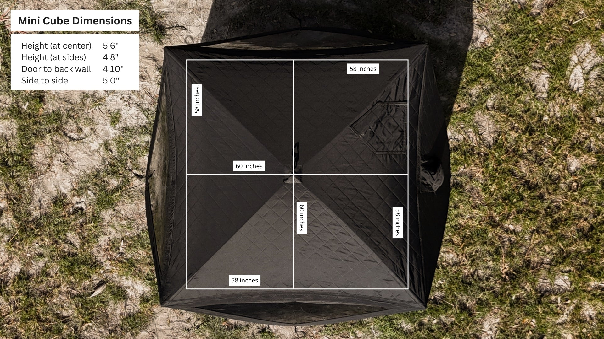 mini peak 2 tent North Shore Sauna Mini Cube 2-Person Sauna Tent (Tent Only)