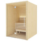 SaunaLife Xperience X2 Indoor 2-Person Sauna with Aspen Benches & Dimmable LED Lighting