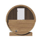 SaunaLife Ergo-Series Model E8W 6’5” Outdoor Barrel Sauna with Glass Window & Ergonomic Seating