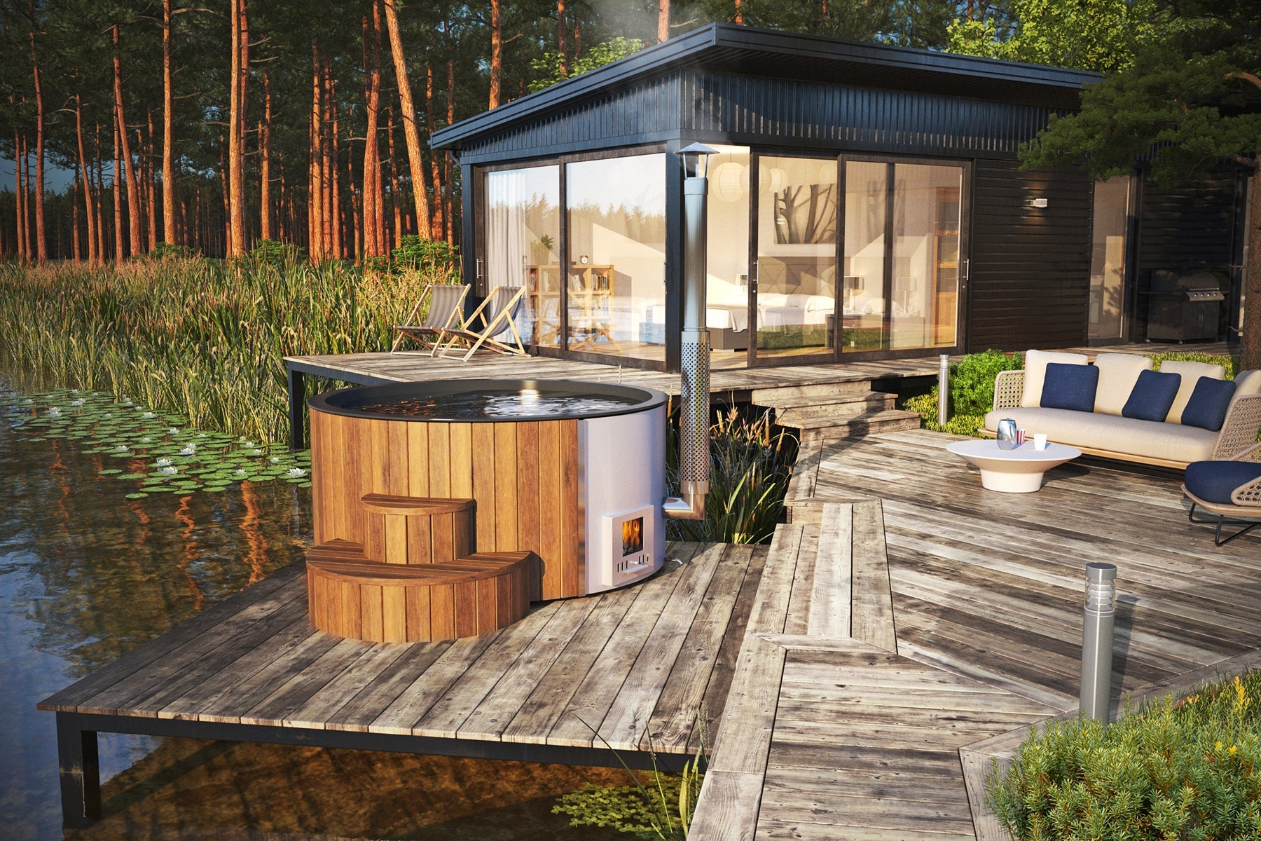 SaunaLife S4 Hot Tub - Thumbnail 2
