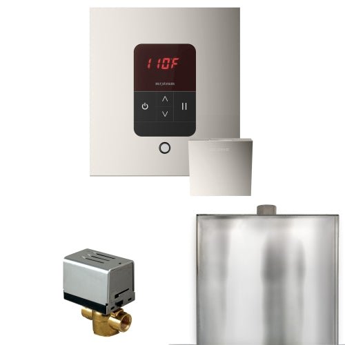 Mr.Steam Basic Butler Control Pkg Basic Butler Steam Shower Control Package w/ iTempo Control and Aroma Designer Finish SteamHead -  product_vendor - Peak Primal Wellness