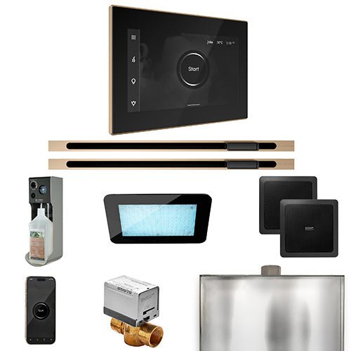 Mr.Steam XDream Max Linear Control Pkg XDream Steam Shower Control Package w/ iSteamX Control and Linear SteamHeads -  product_vendor - Peak Primal Wellness