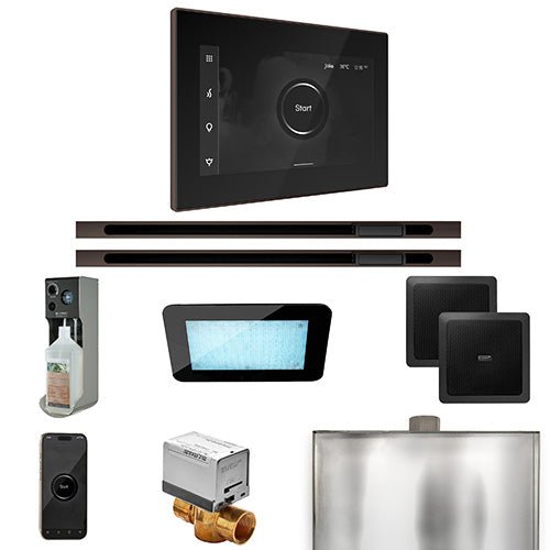 Mr.Steam XDream Max Linear Control Pkg XDream Steam Shower Control Package w/ iSteamX Control and Linear SteamHeads -  product_vendor - Peak Primal Wellness