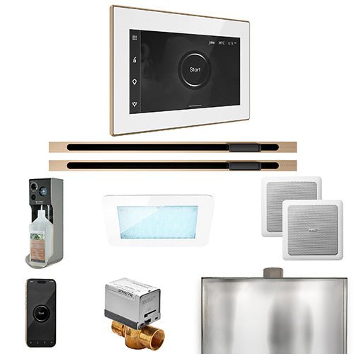 Mr.Steam XDream Max Linear Control Pkg XDream Steam Shower Control Package w/ iSteamX Control and Linear SteamHeads -  product_vendor - Peak Primal Wellness