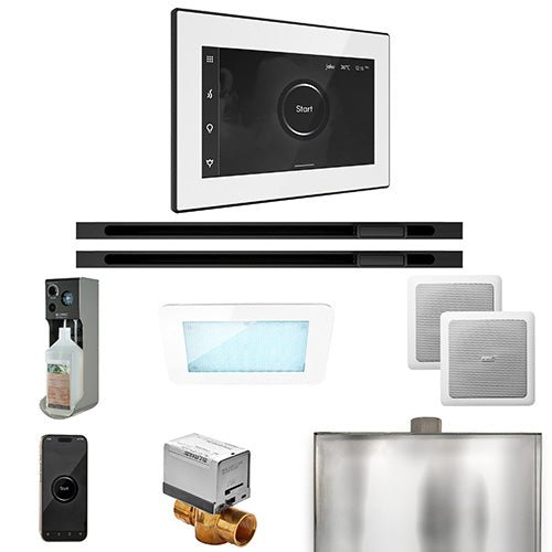 Mr.Steam XDream Max Linear Control Pkg XDream Steam Shower Control Package w/ iSteamX Control and Linear SteamHeads -  product_vendor - Peak Primal Wellness