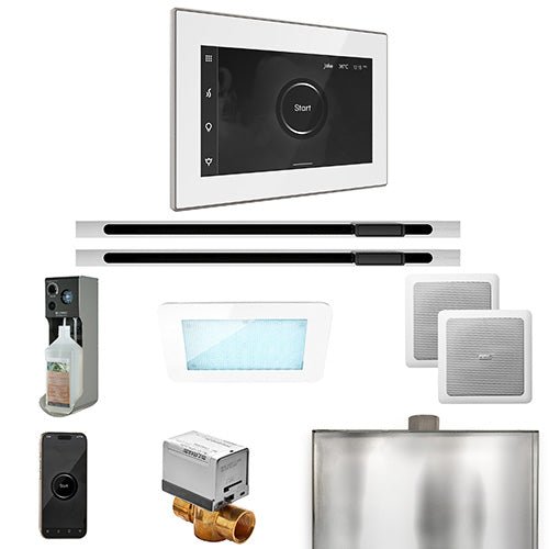 Mr.Steam XDream Max Linear Control Pkg XDream Steam Shower Control Package w/ iSteamX Control and Linear SteamHeads -  product_vendor - Peak Primal Wellness