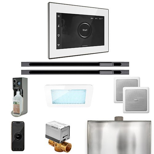 Mr.Steam XDream Max Linear Control Pkg XDream Steam Shower Control Package w/ iSteamX Control and Linear SteamHeads -  product_vendor - Peak Primal Wellness