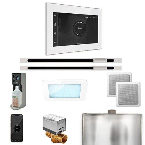 Mr.Steam XDream Max Linear Control Pkg XDream Steam Shower Control Package w/ iSteamX Control and Linear SteamHeads -  product_vendor - Peak Primal Wellness