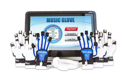 Flint Rehab MusicGlove Clinic Portable Suite with 10" Tablet
