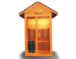 Medical Breakthrough Nature 5: V2 2 Person Hybrid Sauna - Infrared & Traditional, Red Cedar, Bluetooth Speaker -  product_vendor - Peak Primal Wellness