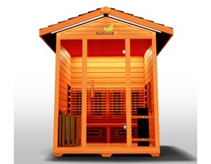Medical Breakthrough Nature 7™ V2: 3 - 4 Person Hybrid Outdoor Sauna with Infrared & Steam -  product_vendor - Peak Primal Wellness