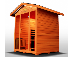 Medical Breakthrough Nature 7™ V2: 3 - 4 Person Hybrid Outdoor Sauna with Infrared & Steam -  product_vendor - Peak Primal Wellness