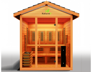 Medical Breakthrough Nature 8 V2: 4 - 6 Person Hybrid Sauna - Infrared & Steam -  product_vendor - Peak Primal Wellness