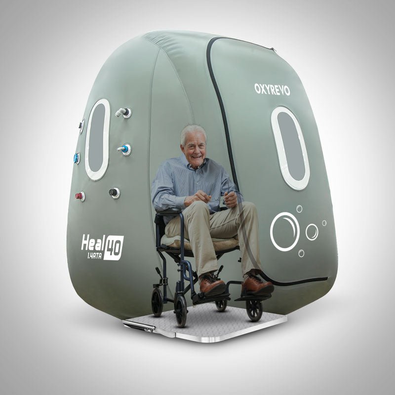 OxyRevo Heal40 1.4 ATA Wheelchair Hyperbaric Chamber -  product_vendor - Peak Primal Wellness