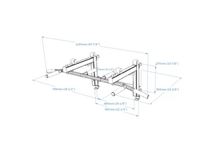 BenchK PB3B steel pull up bar